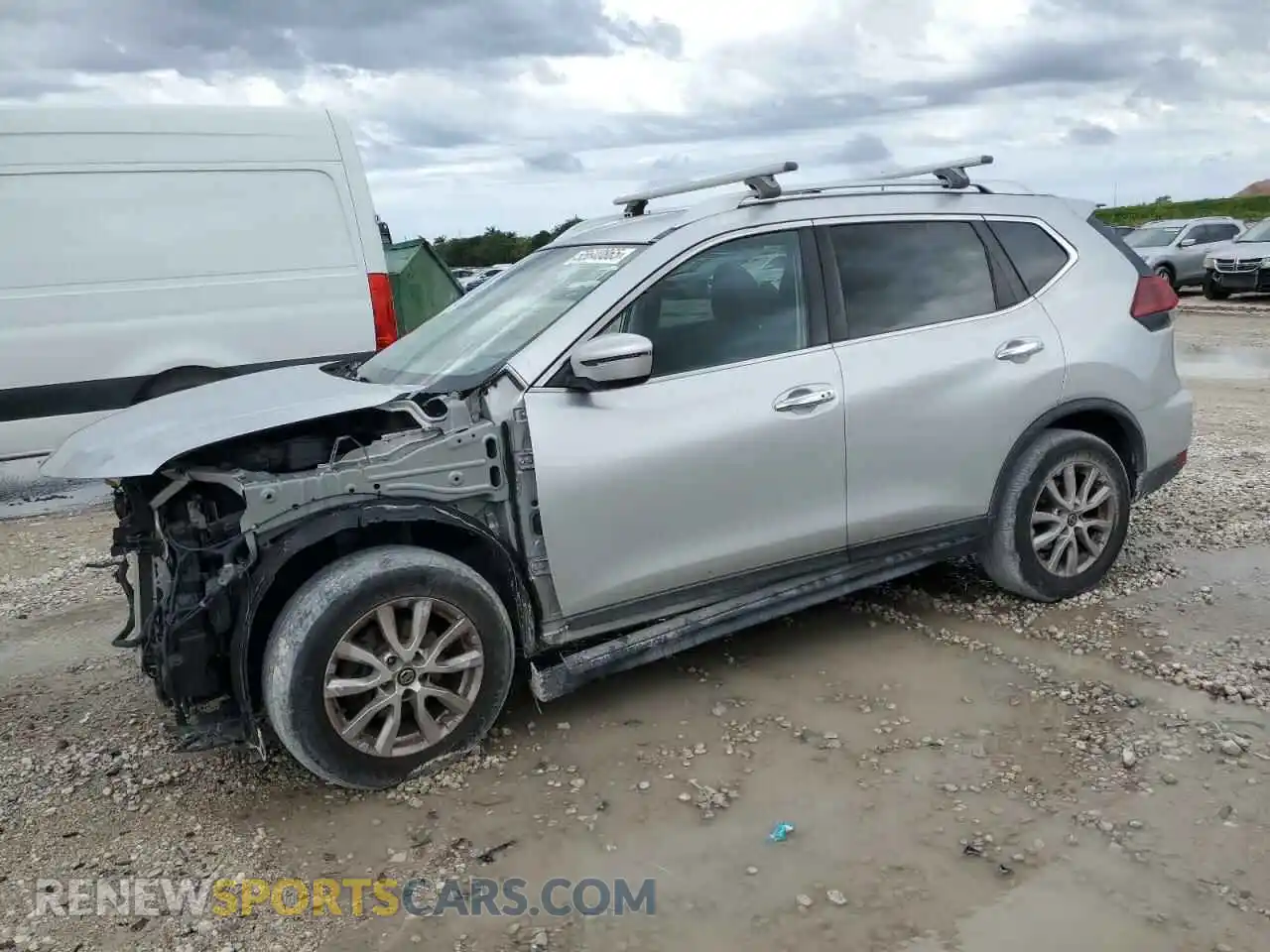 1 Photograph of a damaged car KNMAT2MT0KP516221 NISSAN ROGUE 2019