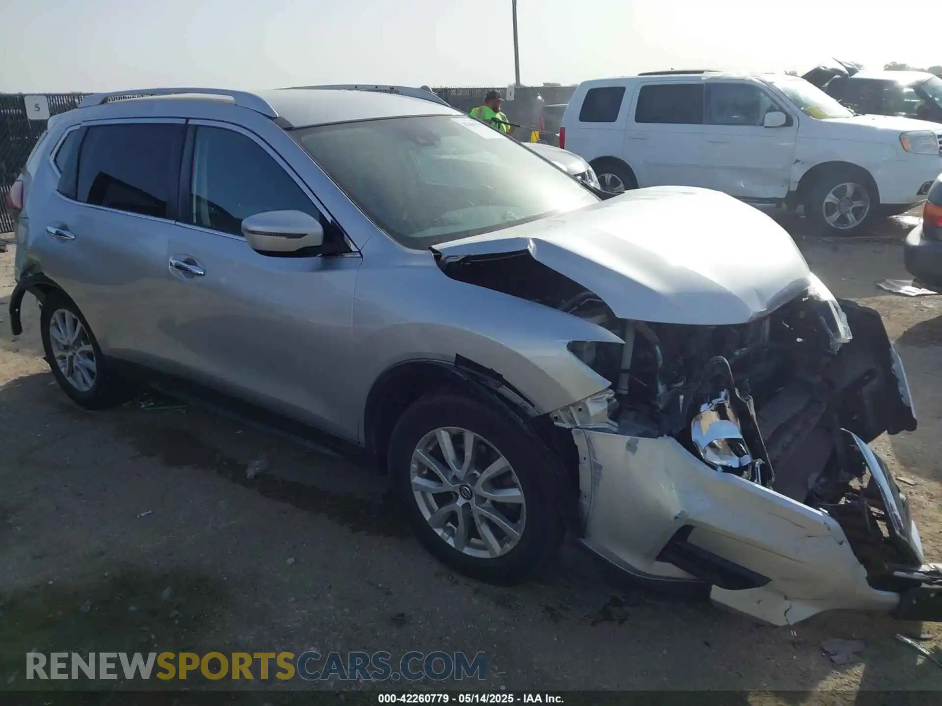1 Фотография поврежденного автомобиля KNMAT2MT0KP527901 NISSAN ROGUE 2019