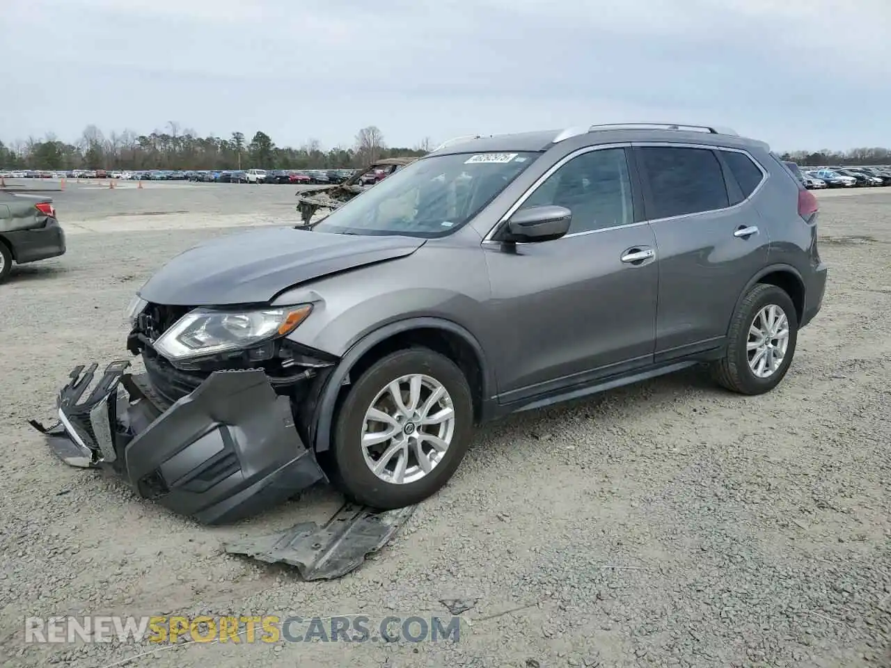 1 Photograph of a damaged car KNMAT2MT0KP530166 NISSAN ROGUE 2019