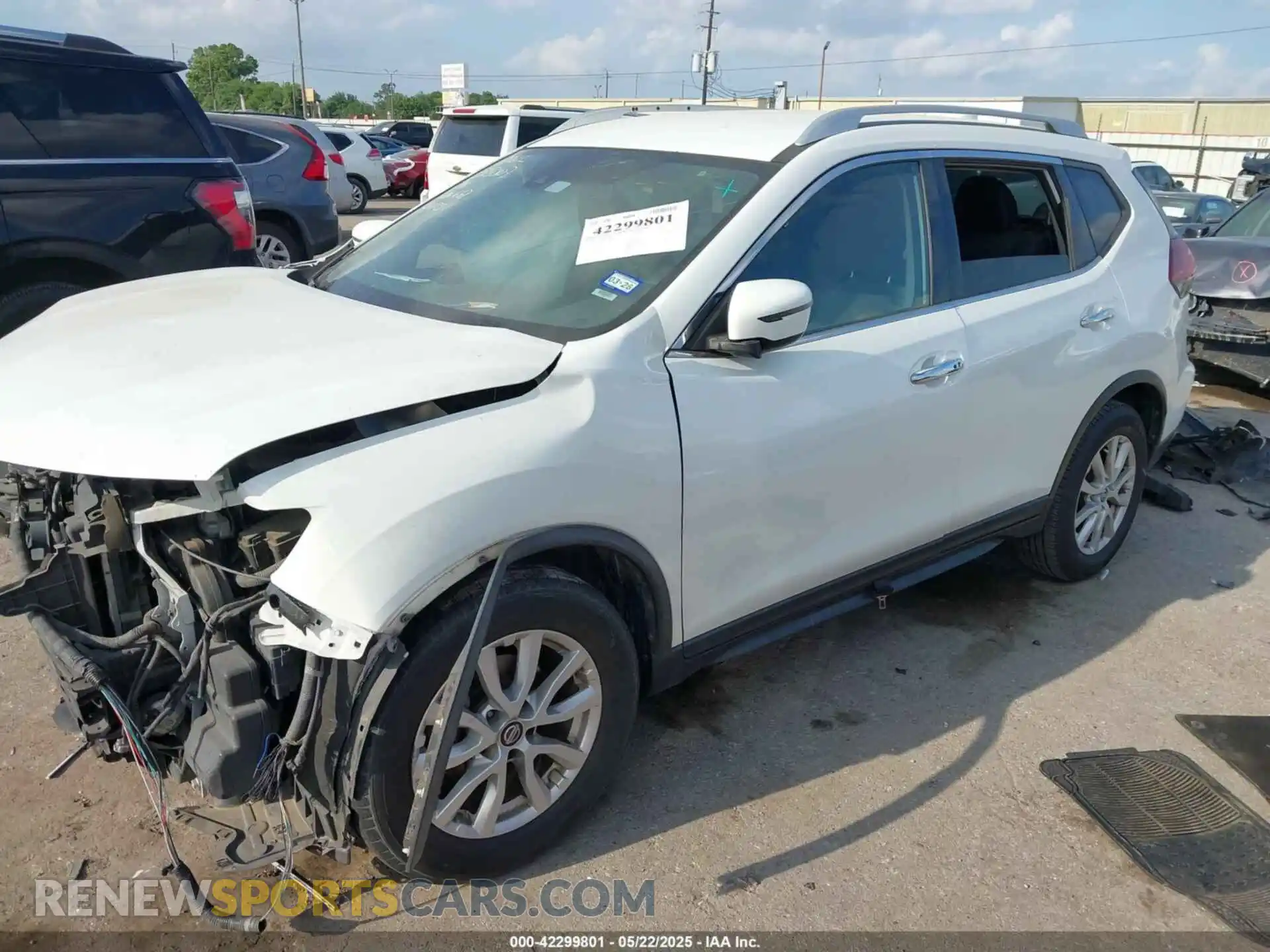 2 Photograph of a damaged car KNMAT2MT0KP541667 NISSAN ROGUE 2019