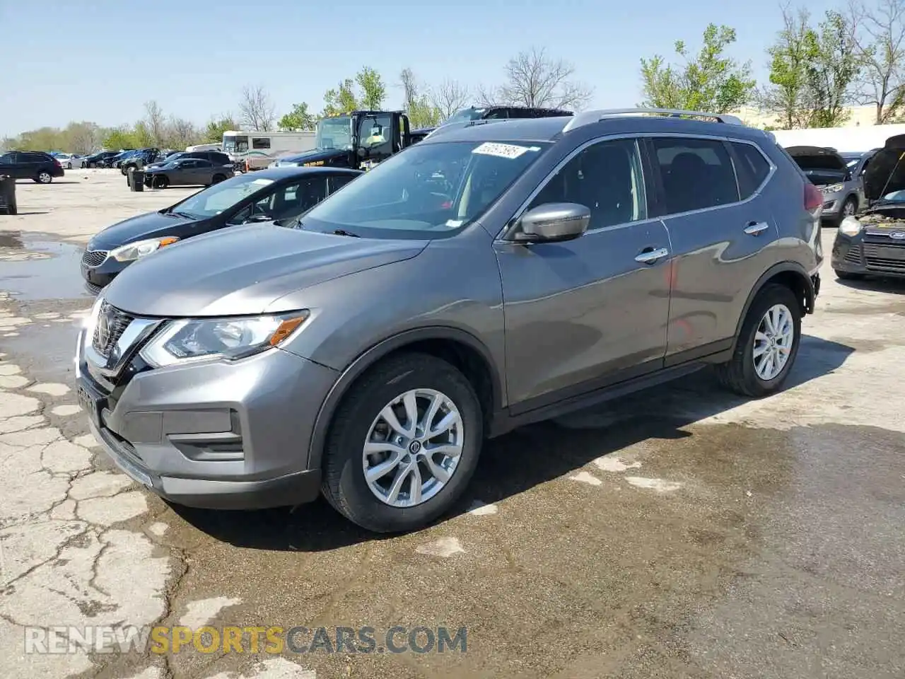 1 Photograph of a damaged car KNMAT2MT2KP505284 NISSAN ROGUE 2019