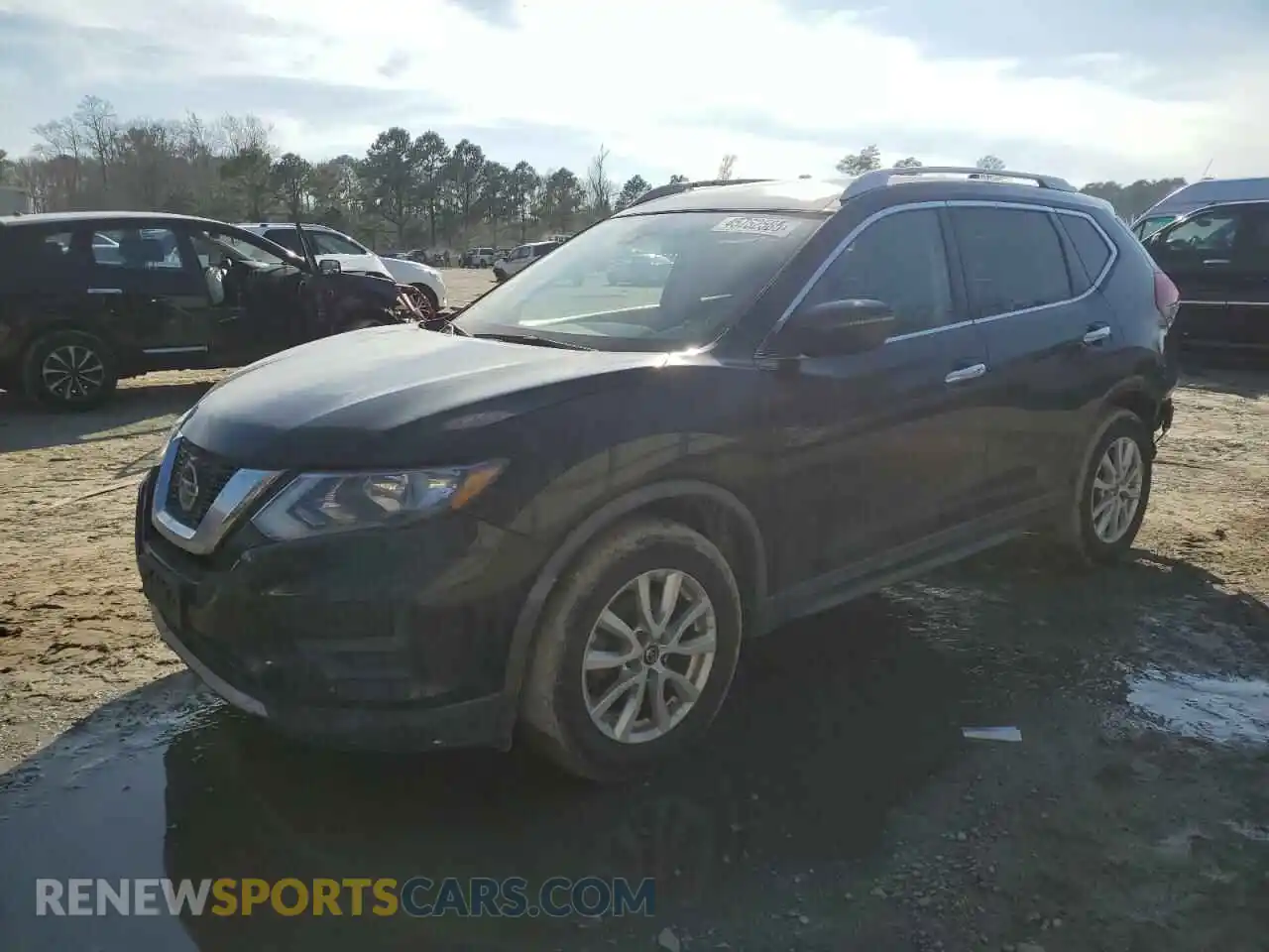 1 Photograph of a damaged car KNMAT2MT2KP543081 NISSAN ROGUE 2019
