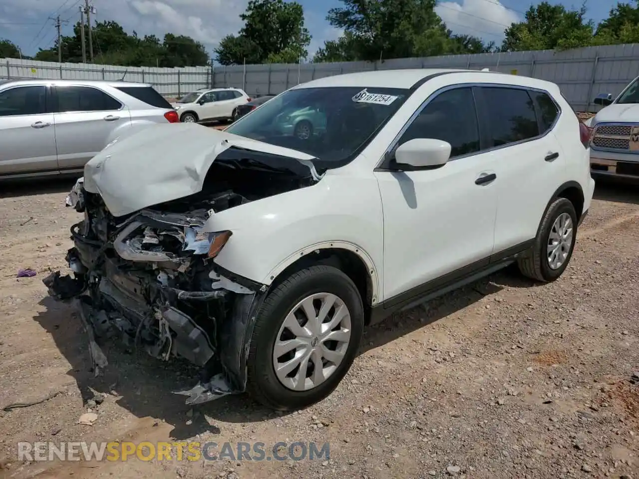 1 Photograph of a damaged car KNMAT2MT3KP521008 NISSAN ROGUE 2019