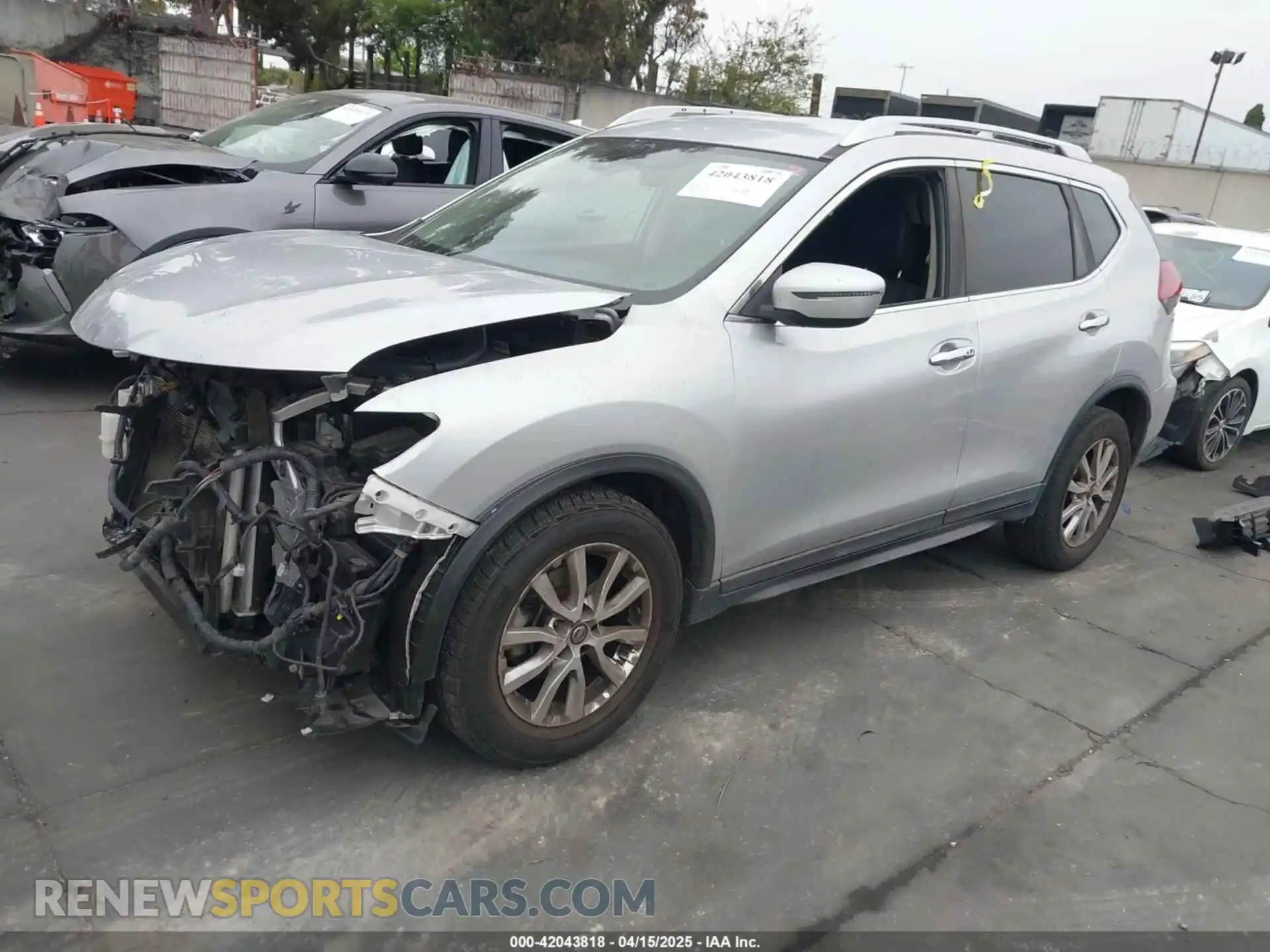 2 fotografías del automóvil dañado KNMAT2MT3KP531635 NISSAN ROGUE 2019