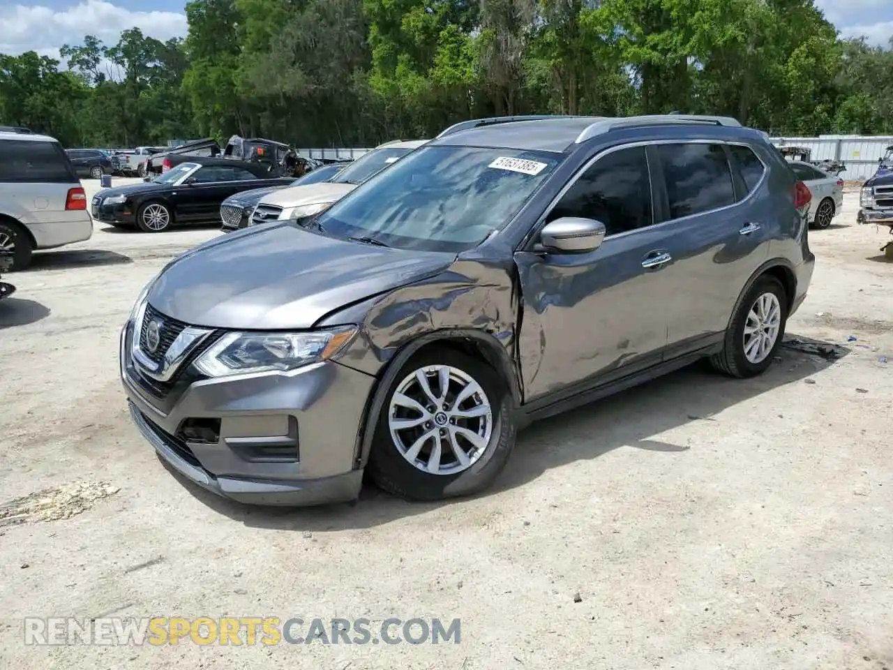 1 Photograph of a damaged car KNMAT2MT3KP544403 NISSAN ROGUE 2019