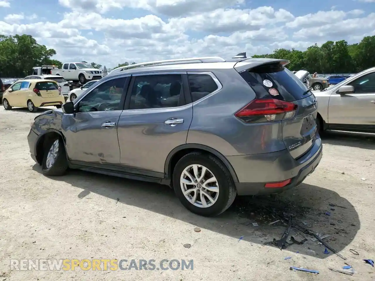 2 Photograph of a damaged car KNMAT2MT3KP544403 NISSAN ROGUE 2019