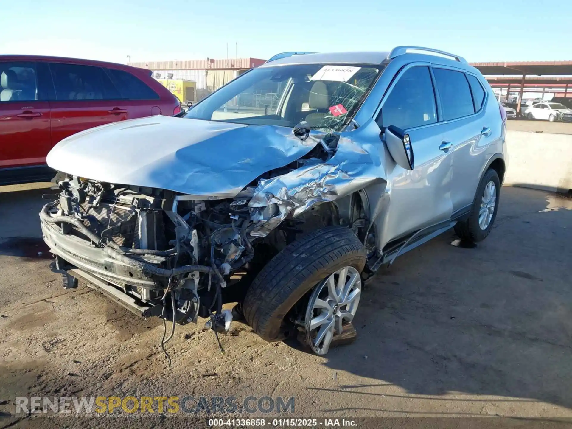 2 Photograph of a damaged car KNMAT2MT4KP507537 NISSAN ROGUE 2019