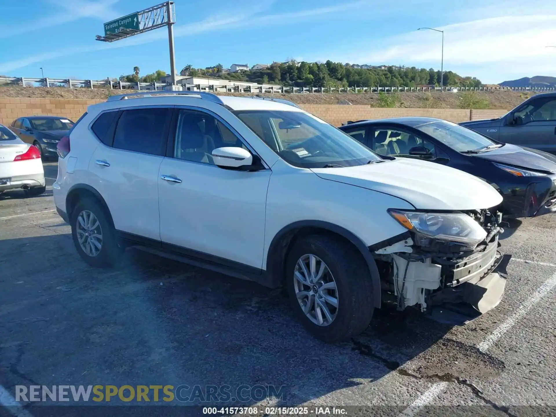 1 Photograph of a damaged car KNMAT2MT4KP511619 NISSAN ROGUE 2019