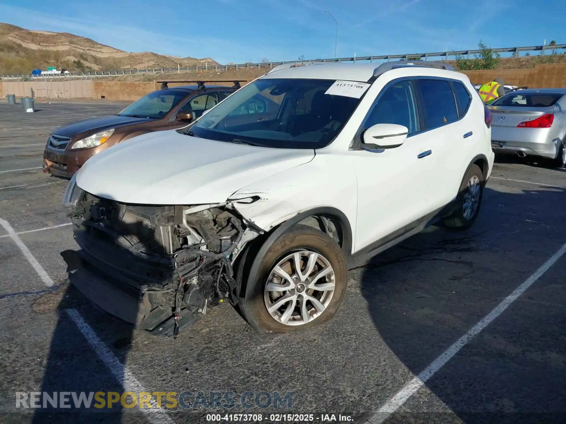 2 Photograph of a damaged car KNMAT2MT4KP511619 NISSAN ROGUE 2019