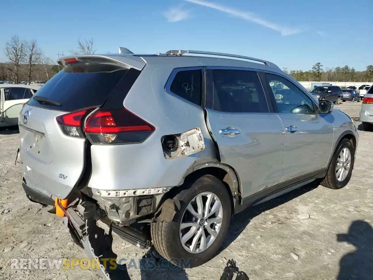 3 Photograph of a damaged car KNMAT2MT4KP517565 NISSAN ROGUE 2019
