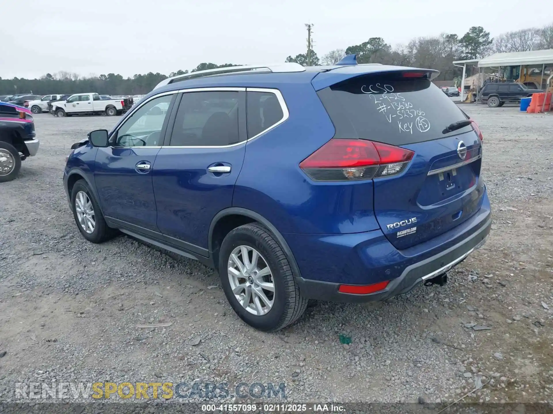 3 Photograph of a damaged car KNMAT2MT4KP523706 NISSAN ROGUE 2019