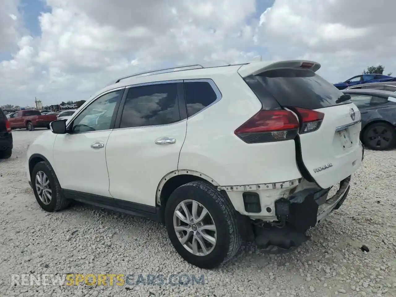 2 Photograph of a damaged car KNMAT2MT4KP535046 NISSAN ROGUE 2019