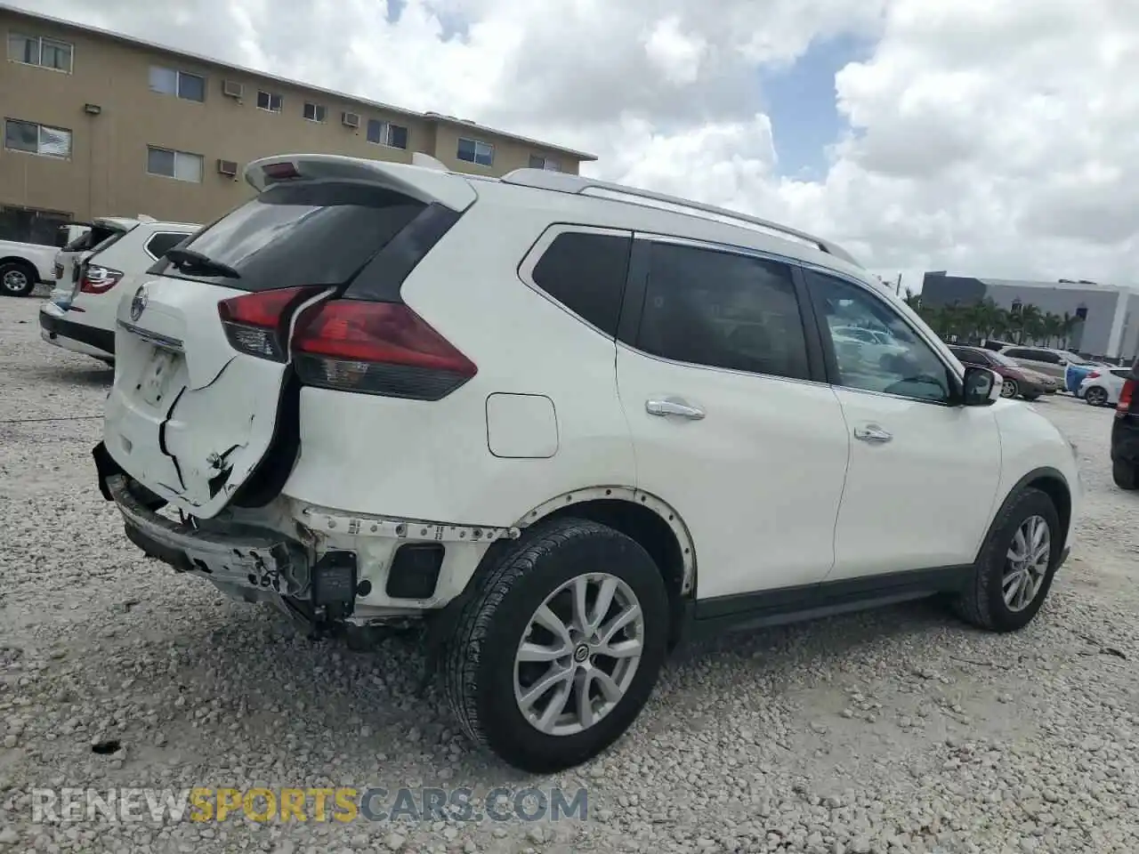 3 Photograph of a damaged car KNMAT2MT4KP535046 NISSAN ROGUE 2019