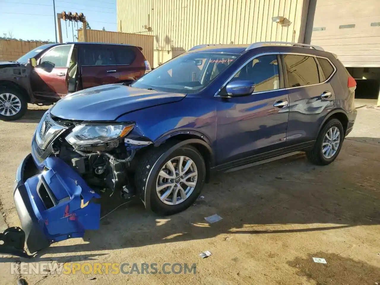 1 Photograph of a damaged car KNMAT2MT4KP547150 NISSAN ROGUE 2019