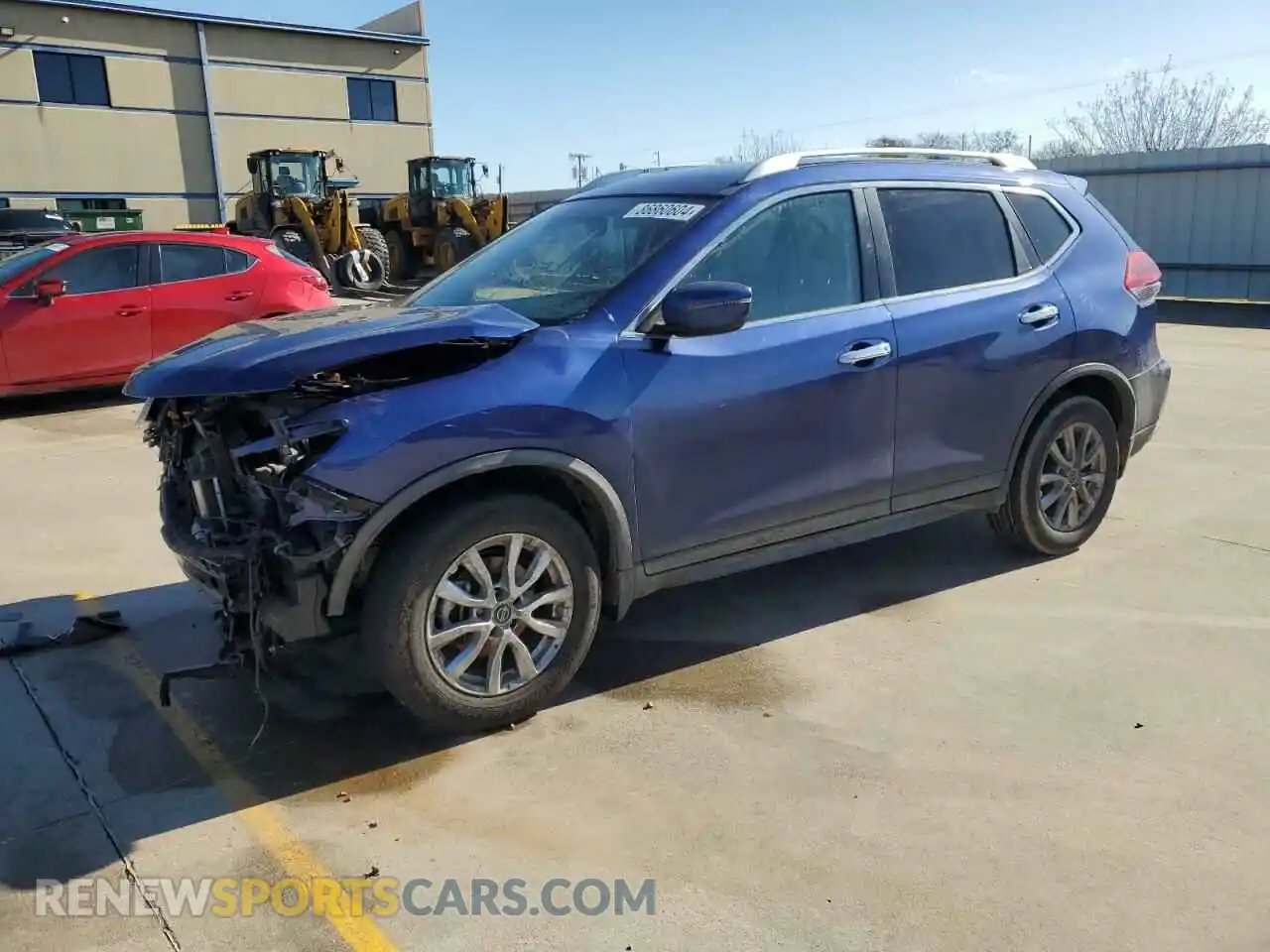 1 Photograph of a damaged car KNMAT2MT4KP556480 NISSAN ROGUE 2019
