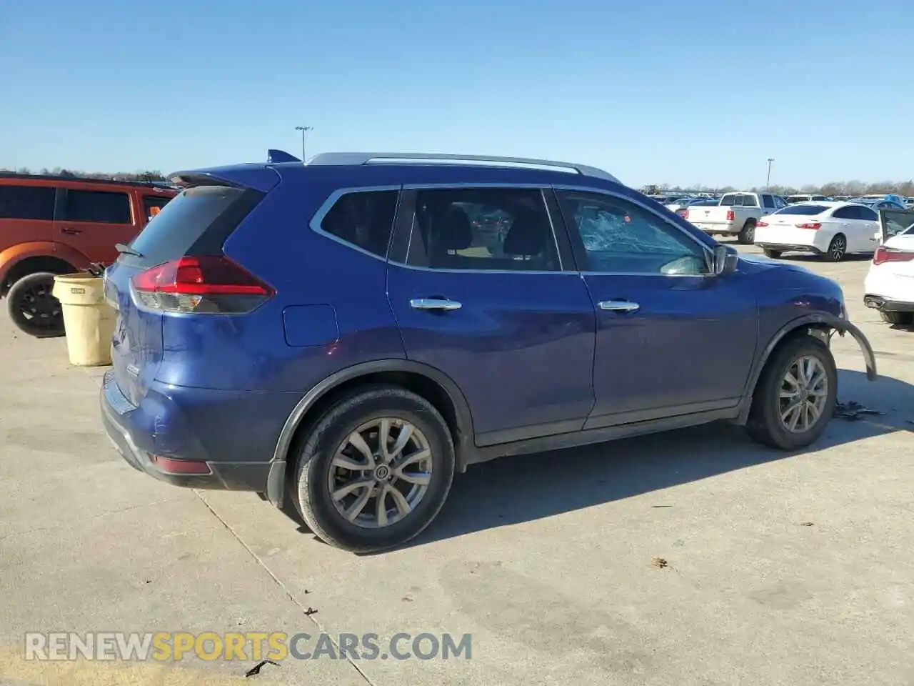 3 Photograph of a damaged car KNMAT2MT4KP556480 NISSAN ROGUE 2019