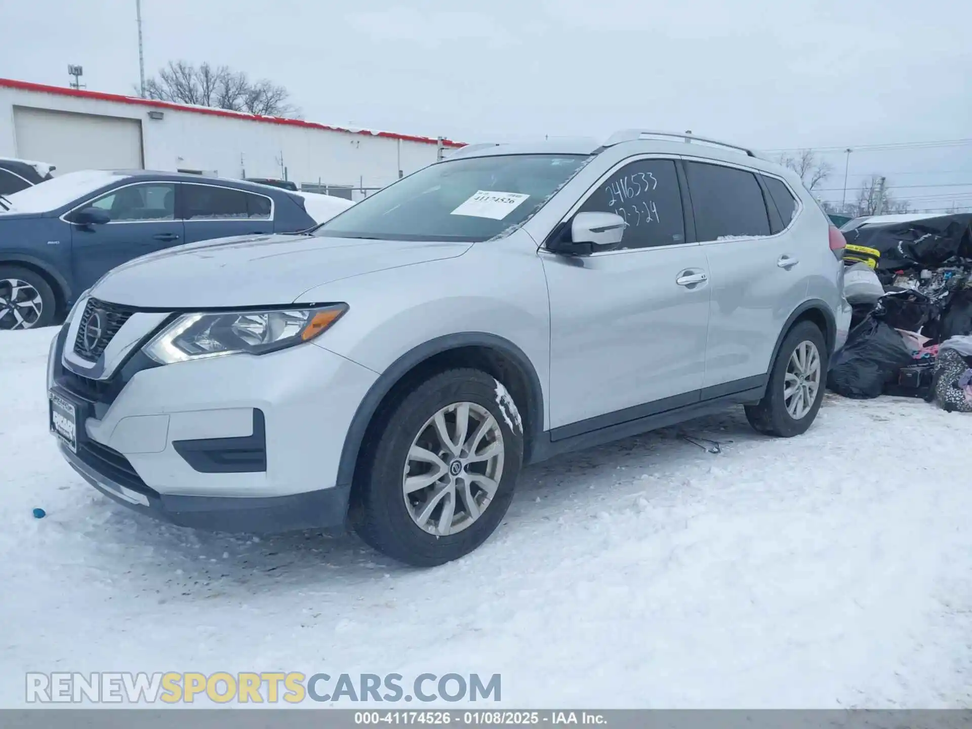 2 Photograph of a damaged car KNMAT2MT5KP539087 NISSAN ROGUE 2019