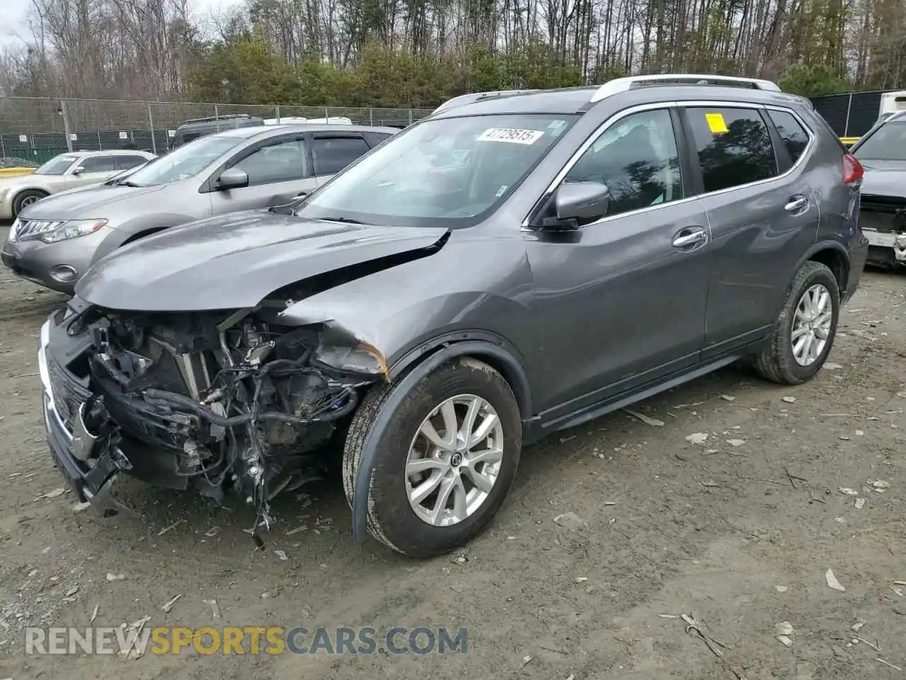 1 Photograph of a damaged car KNMAT2MT7KP506348 NISSAN ROGUE 2019