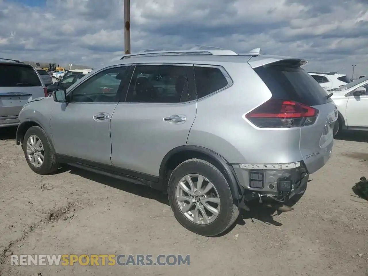 2 Photograph of a damaged car KNMAT2MT7KP508097 NISSAN ROGUE 2019