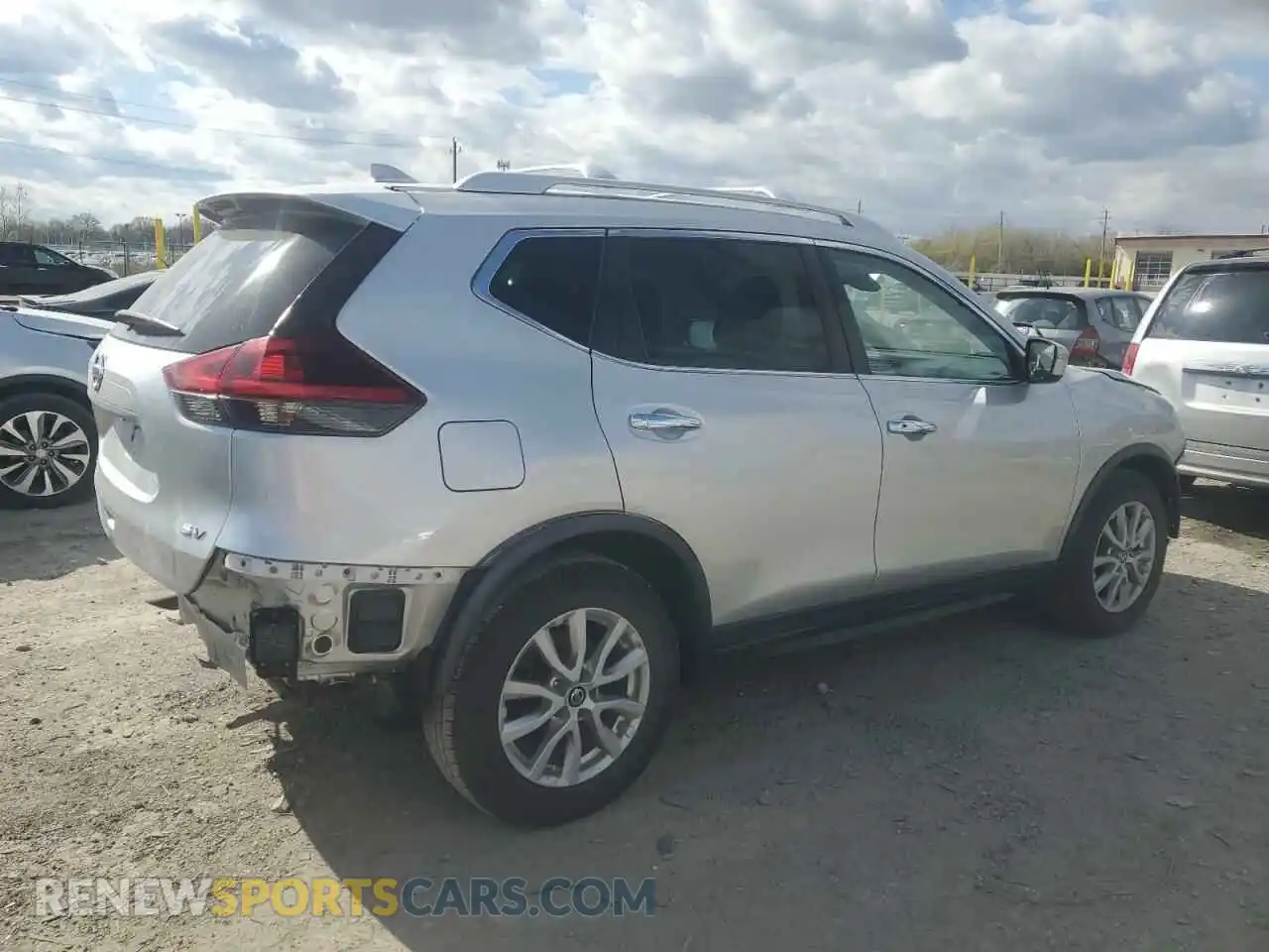 3 Photograph of a damaged car KNMAT2MT7KP508097 NISSAN ROGUE 2019