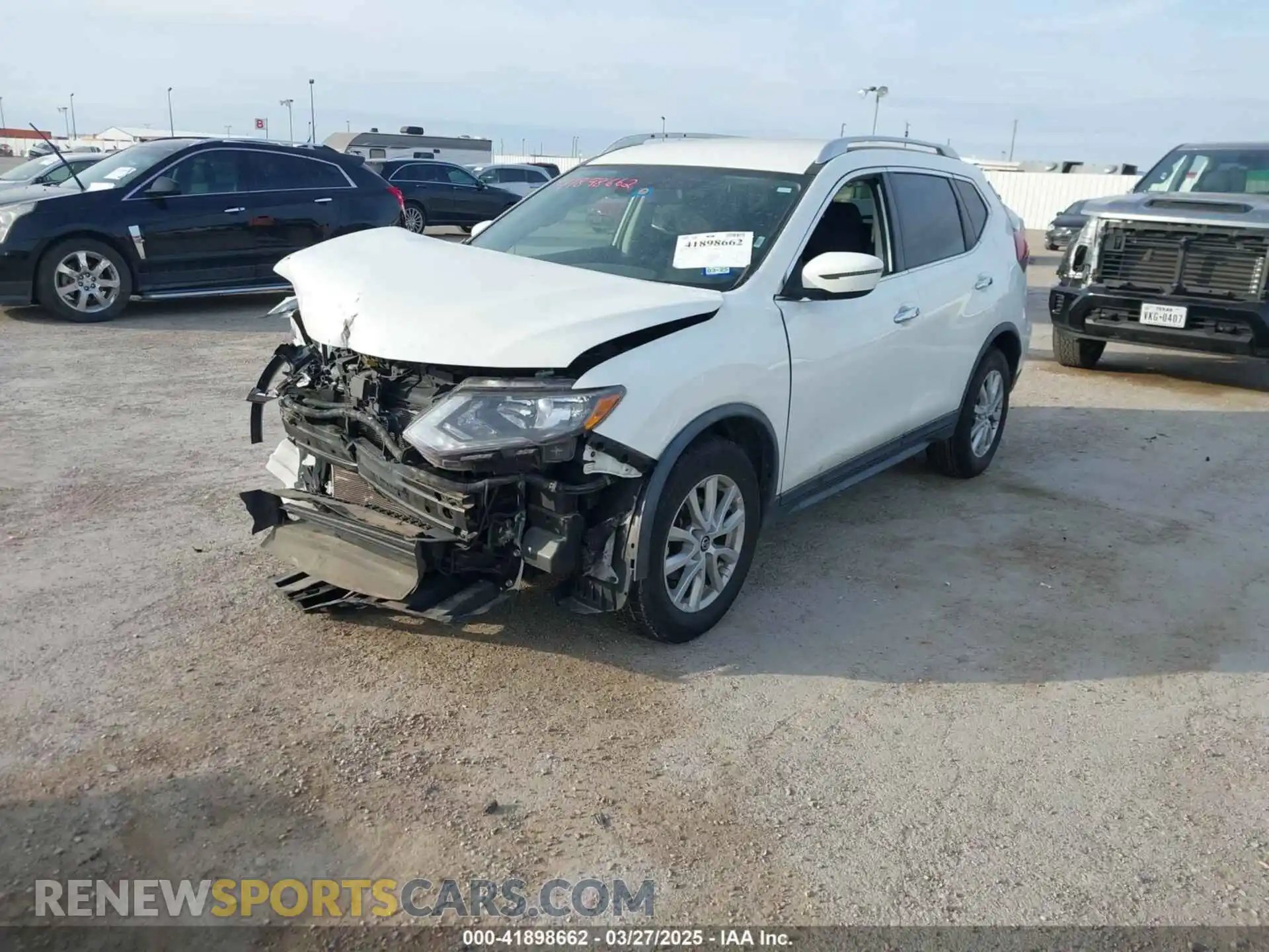 2 Photograph of a damaged car KNMAT2MT7KP528124 NISSAN ROGUE 2019