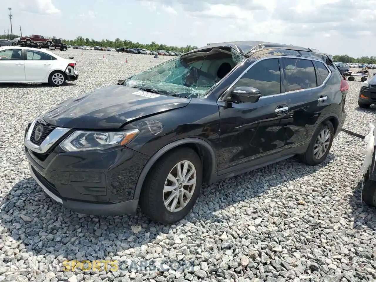 1 Photograph of a damaged car KNMAT2MT8KP504303 NISSAN ROGUE 2019