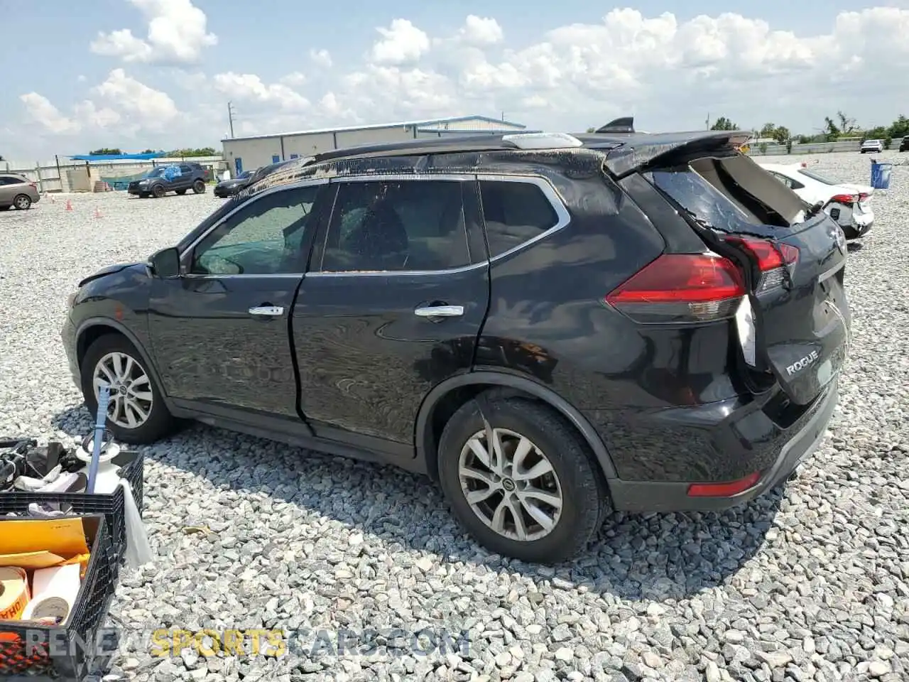 2 Photograph of a damaged car KNMAT2MT8KP504303 NISSAN ROGUE 2019