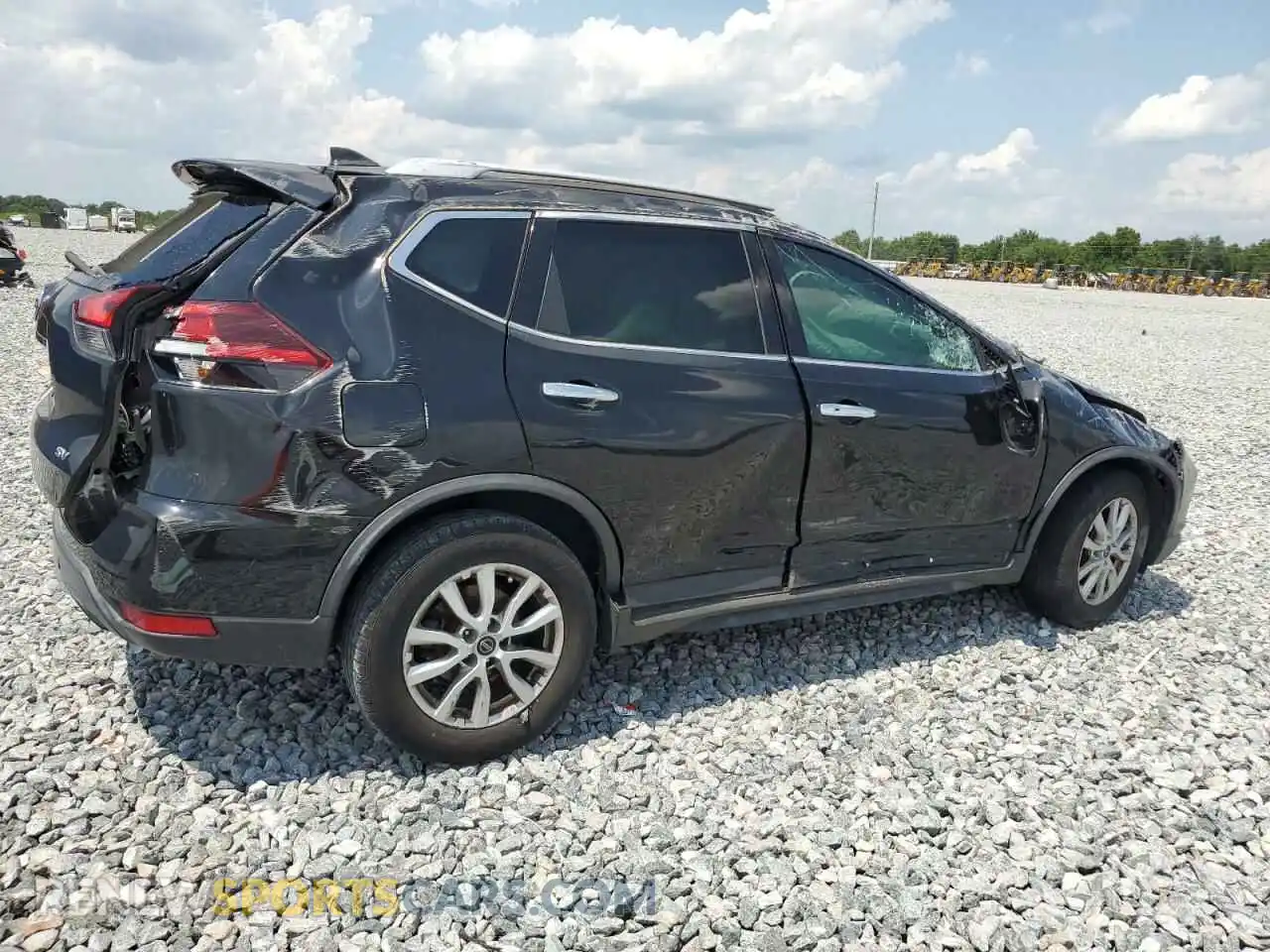 3 Photograph of a damaged car KNMAT2MT8KP504303 NISSAN ROGUE 2019