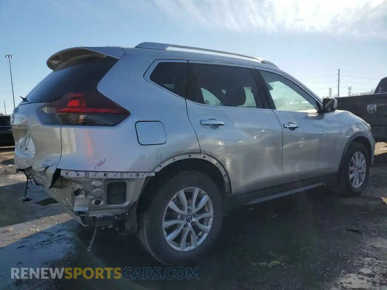 3 Photograph of a damaged car KNMAT2MT8KP539066 NISSAN ROGUE 2019