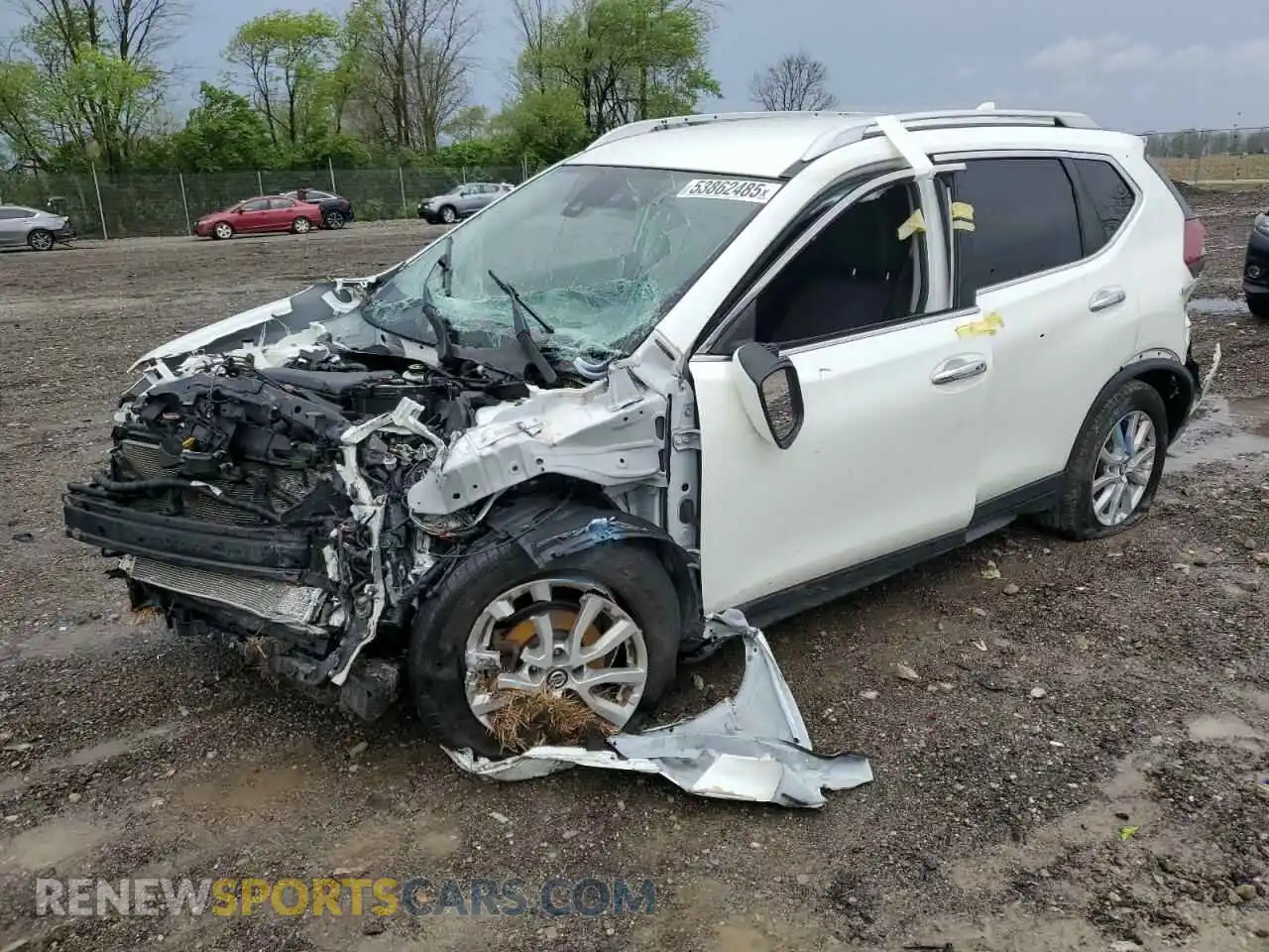 1 Photograph of a damaged car KNMAT2MT8KP541030 NISSAN ROGUE 2019
