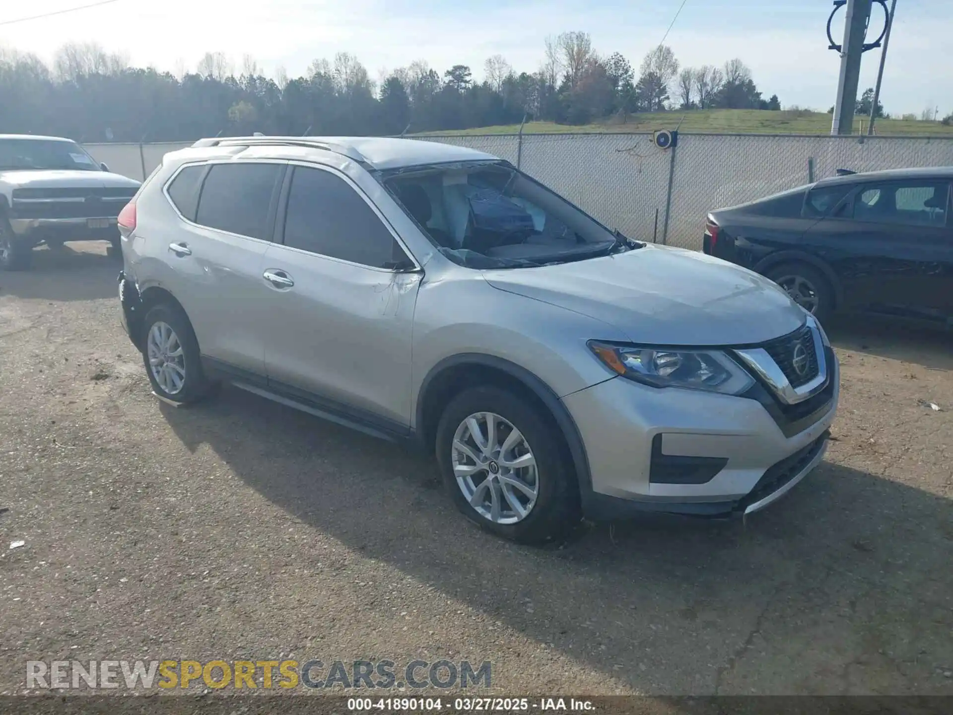 1 Photograph of a damaged car KNMAT2MT9KP518422 NISSAN ROGUE 2019