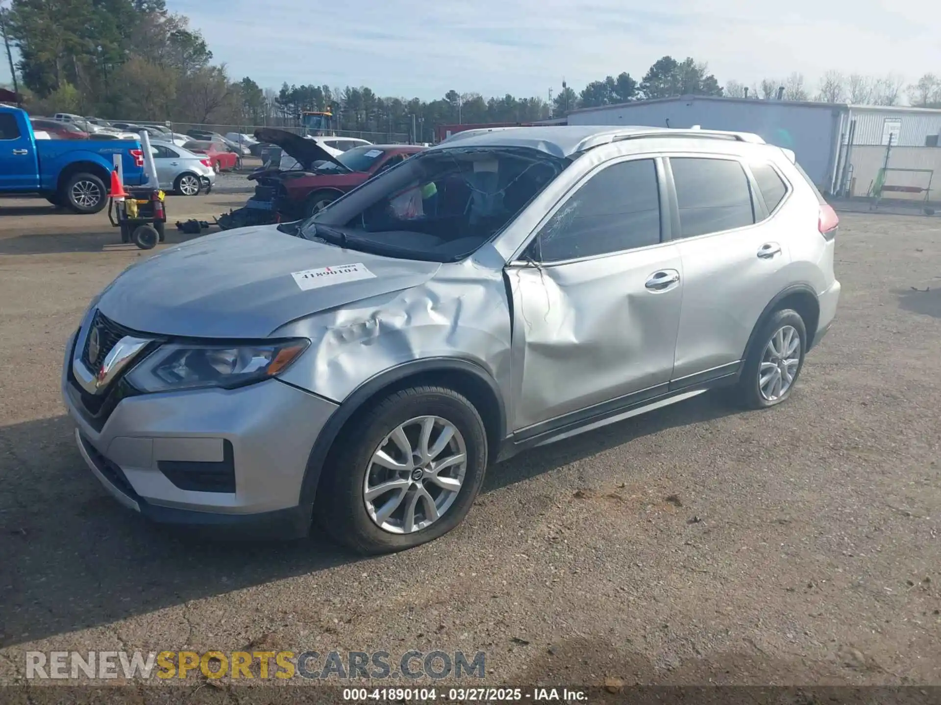 2 Photograph of a damaged car KNMAT2MT9KP518422 NISSAN ROGUE 2019