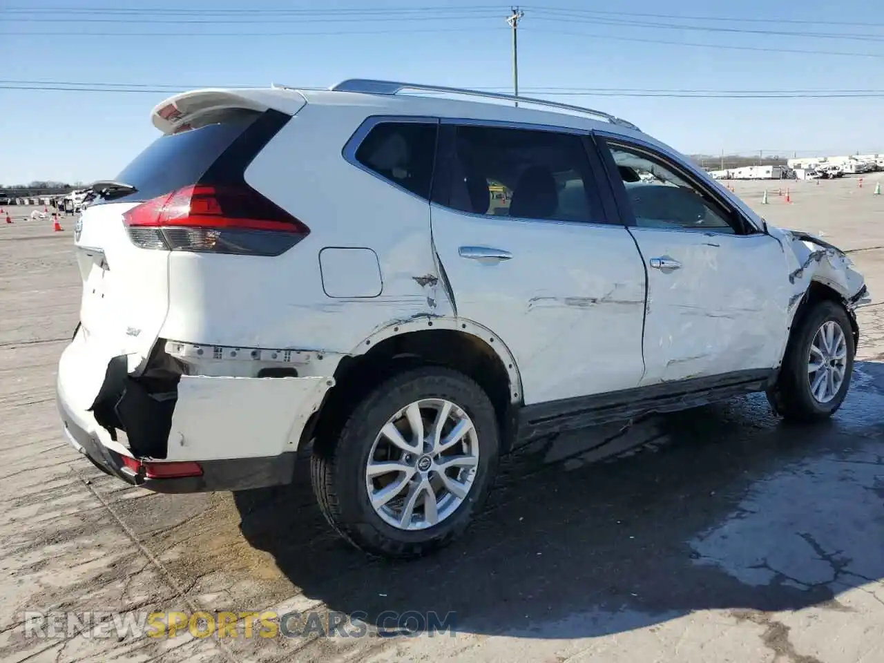 3 Photograph of a damaged car KNMAT2MTXKP508966 NISSAN ROGUE 2019