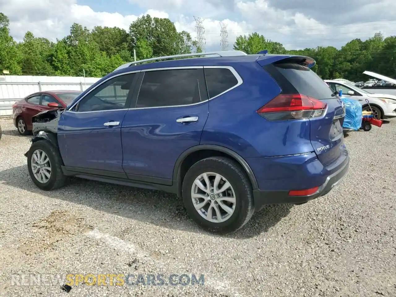 2 Photograph of a damaged car KNMAT2MTXKP558489 NISSAN ROGUE 2019