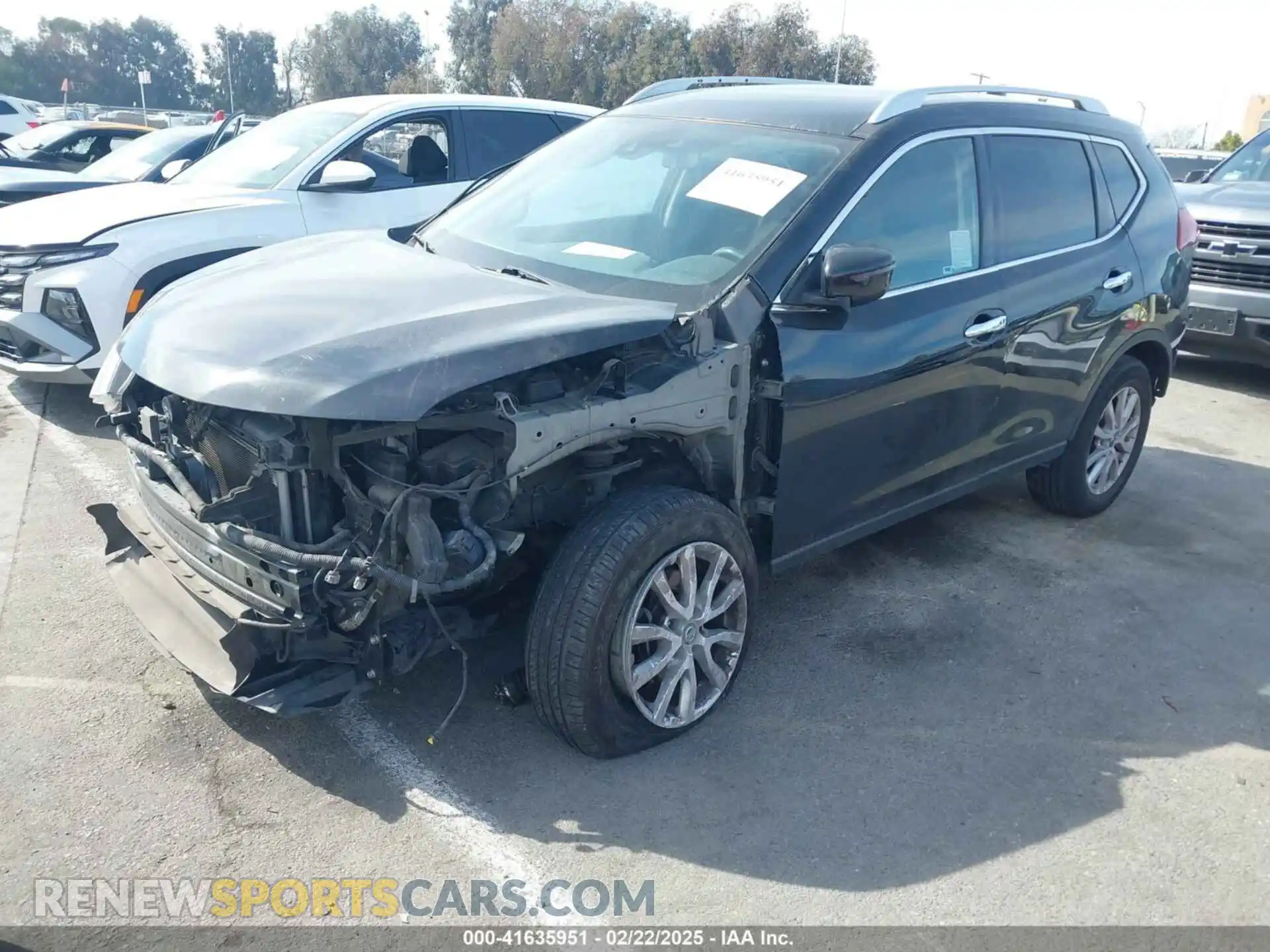 2 Photograph of a damaged car KNMAT2MV0KP524644 NISSAN ROGUE 2019