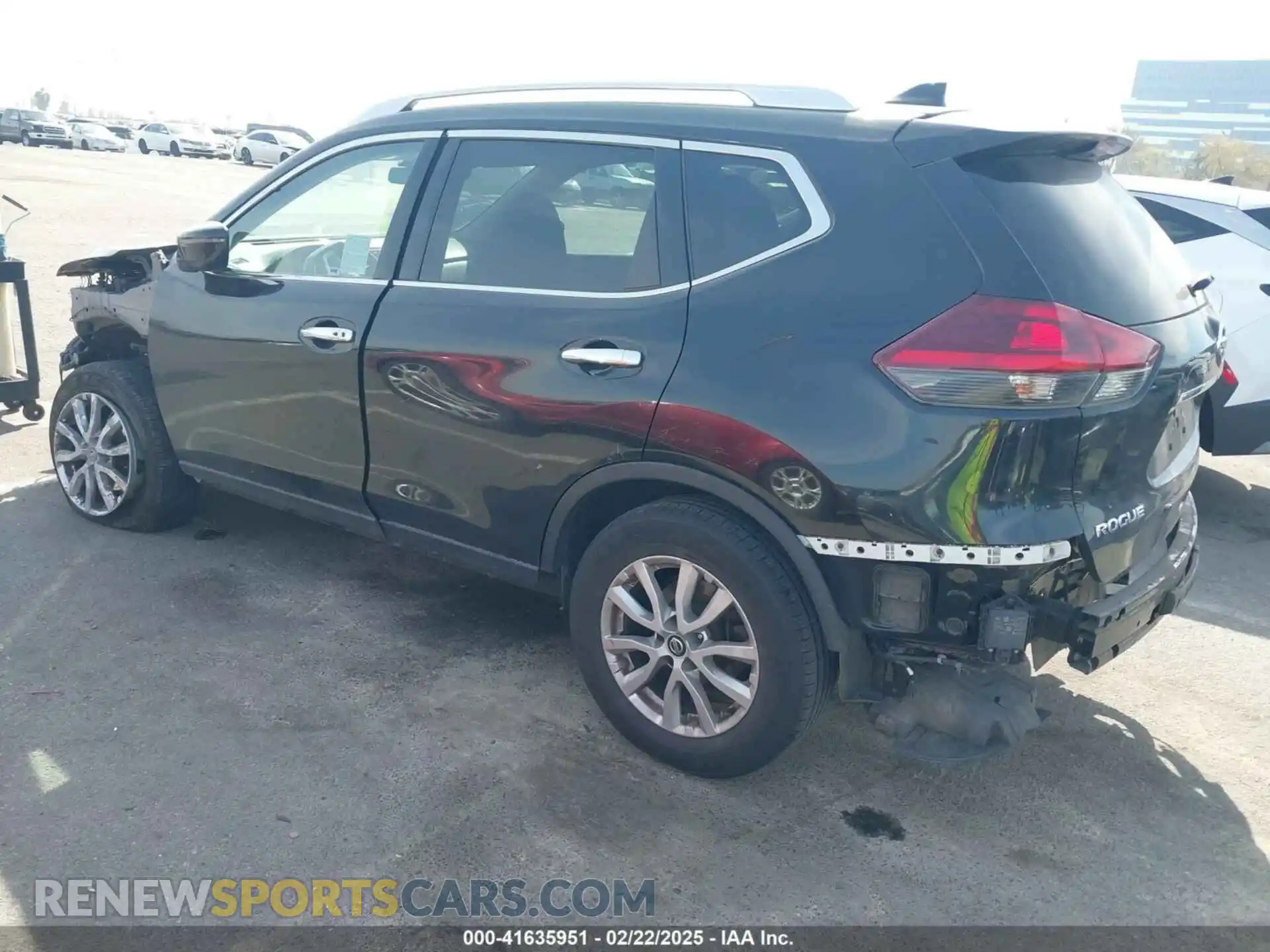 3 Photograph of a damaged car KNMAT2MV0KP524644 NISSAN ROGUE 2019