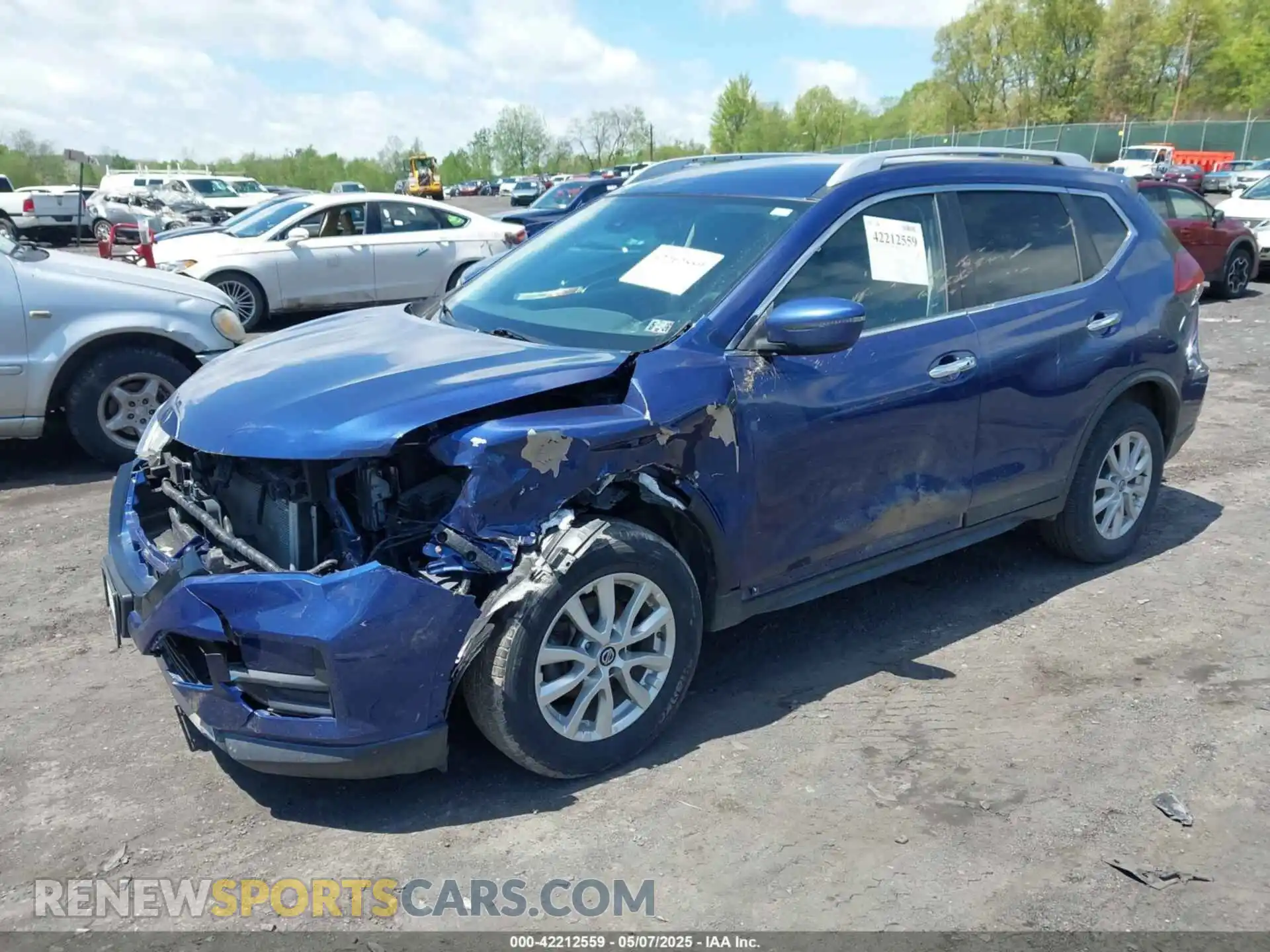 2 Photograph of a damaged car KNMAT2MV0KP539273 NISSAN ROGUE 2019