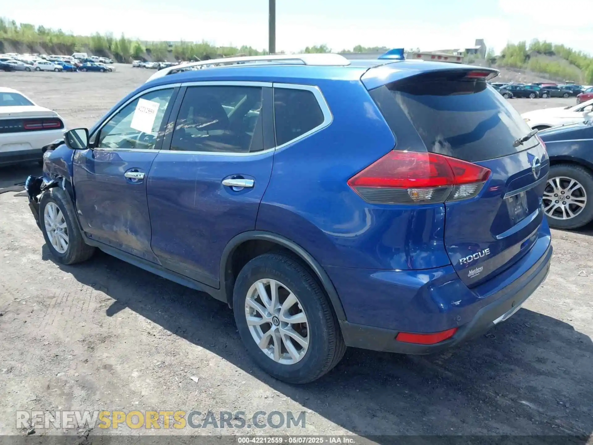 3 Photograph of a damaged car KNMAT2MV0KP539273 NISSAN ROGUE 2019