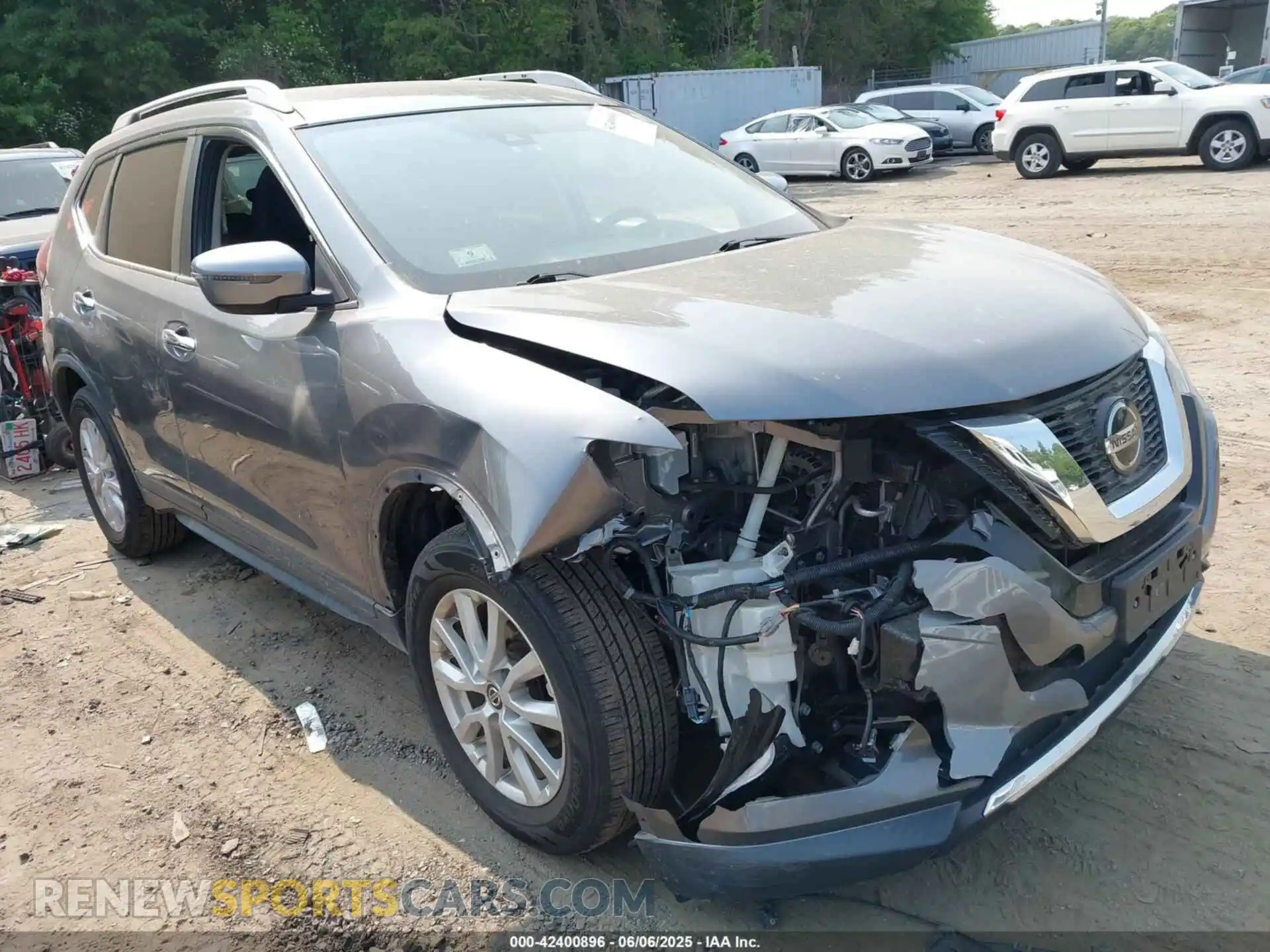 1 Photograph of a damaged car KNMAT2MV0KP542772 NISSAN ROGUE 2019