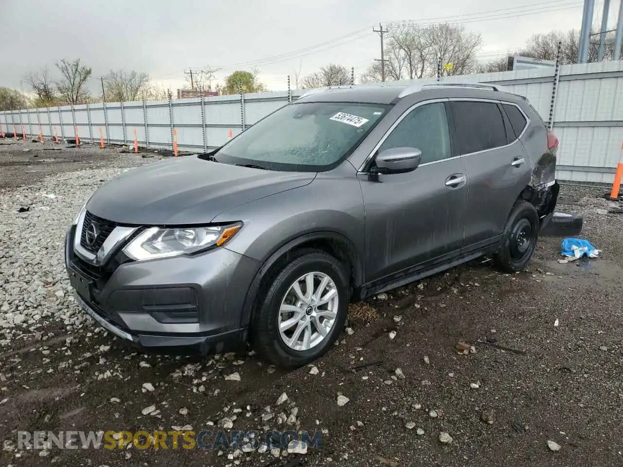 1 Photograph of a damaged car KNMAT2MV0KP549978 NISSAN ROGUE 2019