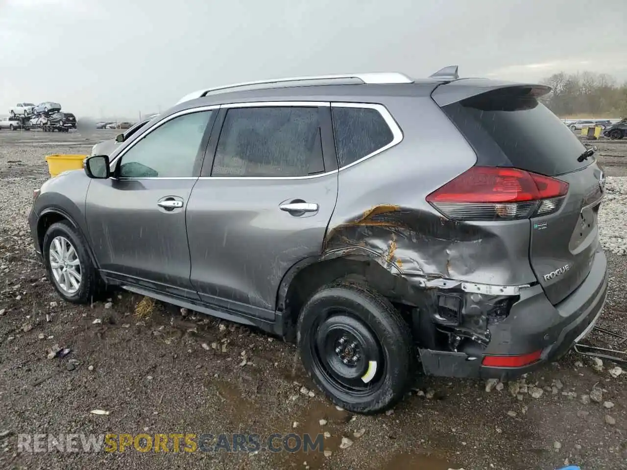 2 Photograph of a damaged car KNMAT2MV0KP549978 NISSAN ROGUE 2019