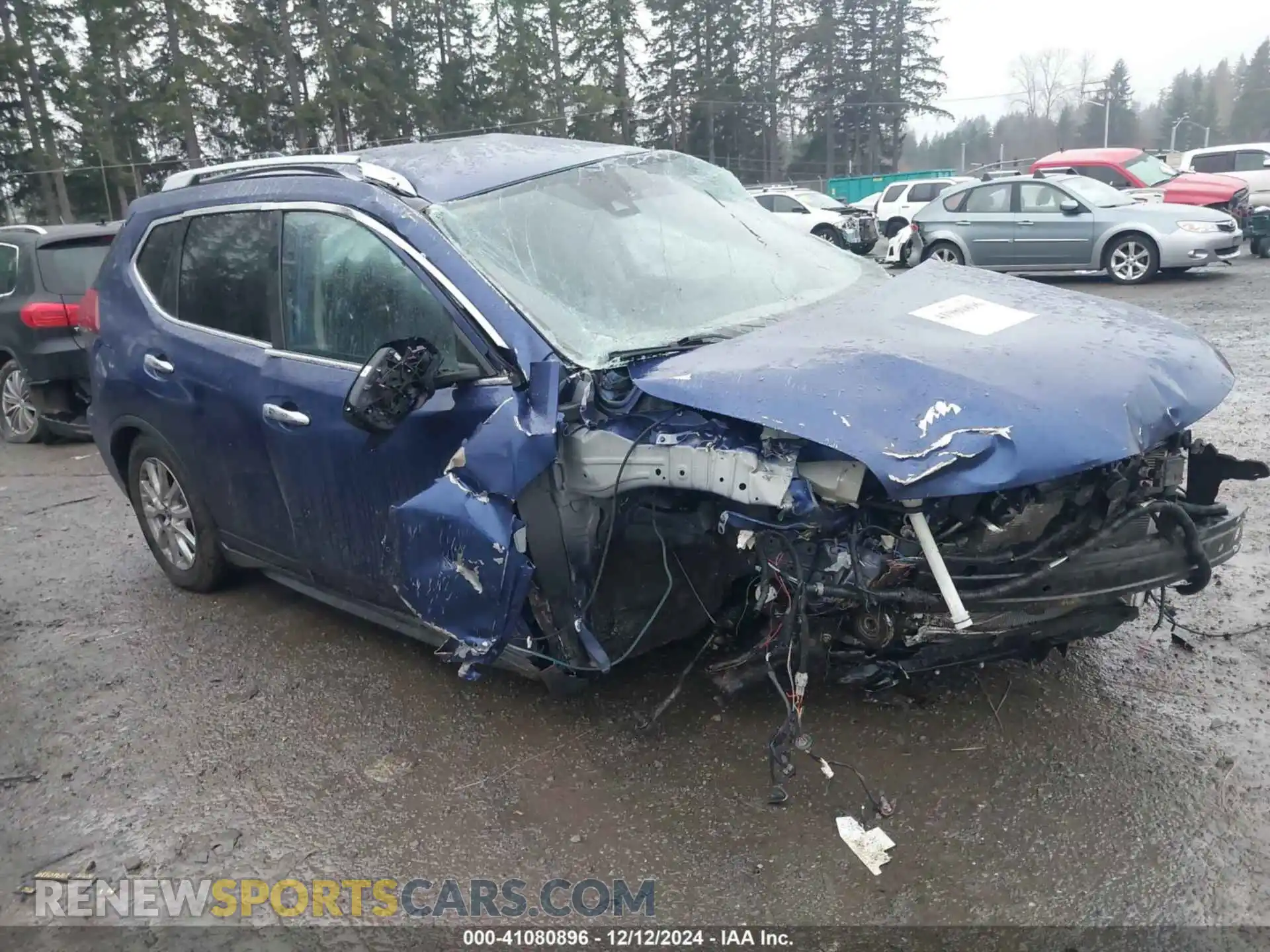 1 Photograph of a damaged car KNMAT2MV1KP525303 NISSAN ROGUE 2019