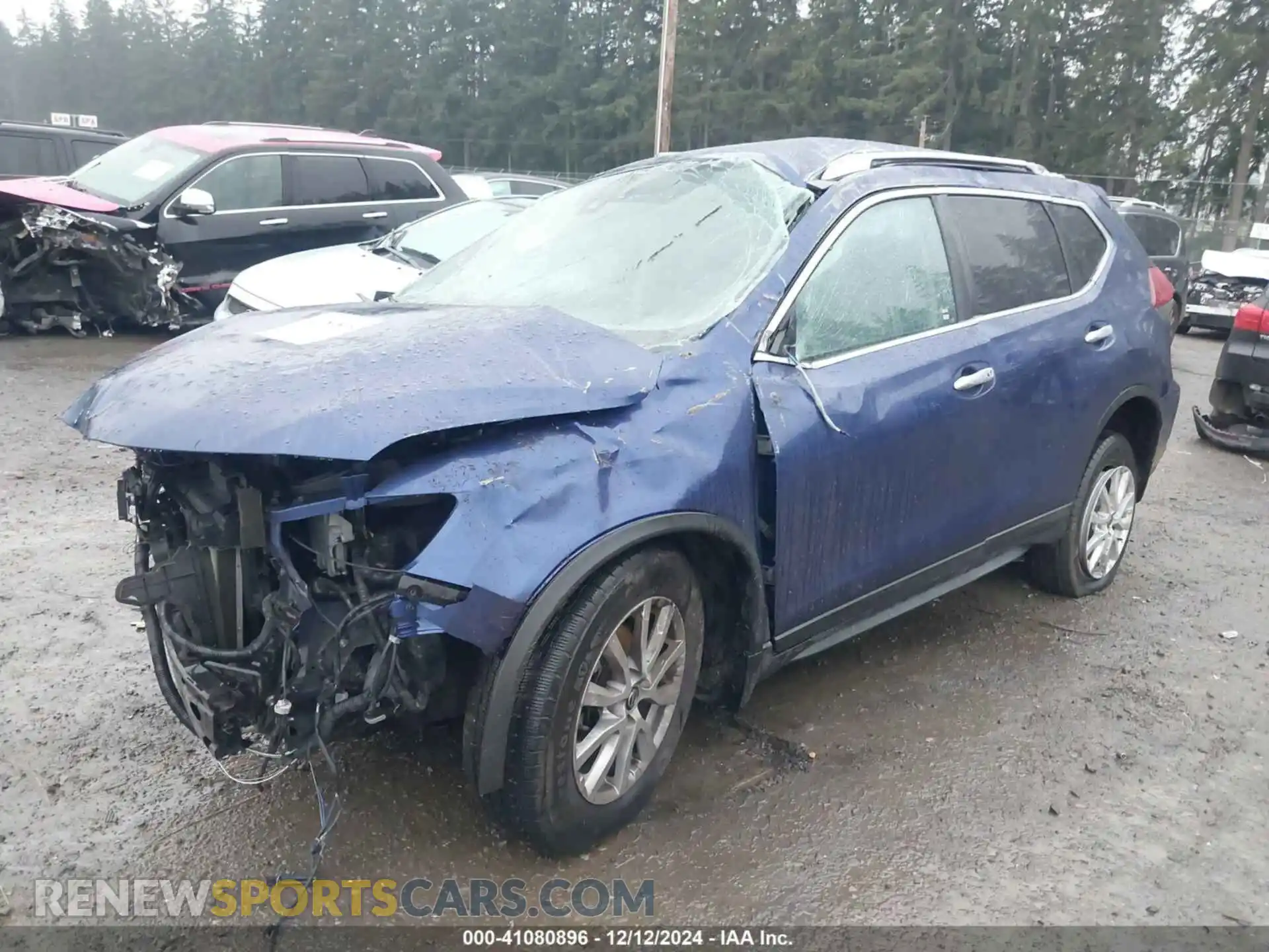 2 Photograph of a damaged car KNMAT2MV1KP525303 NISSAN ROGUE 2019