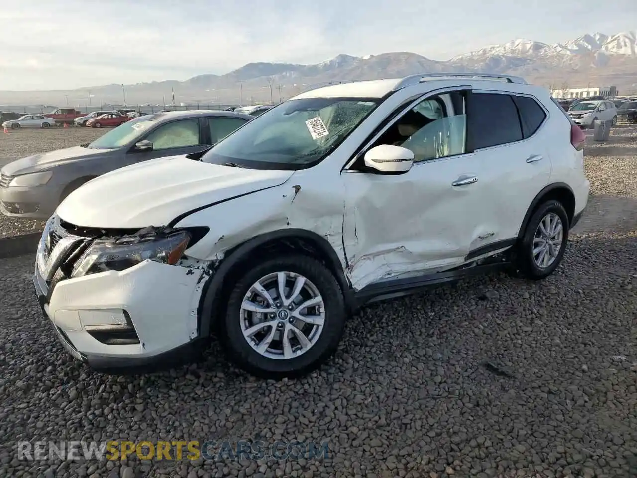 1 Photograph of a damaged car KNMAT2MV1KP552937 NISSAN ROGUE 2019