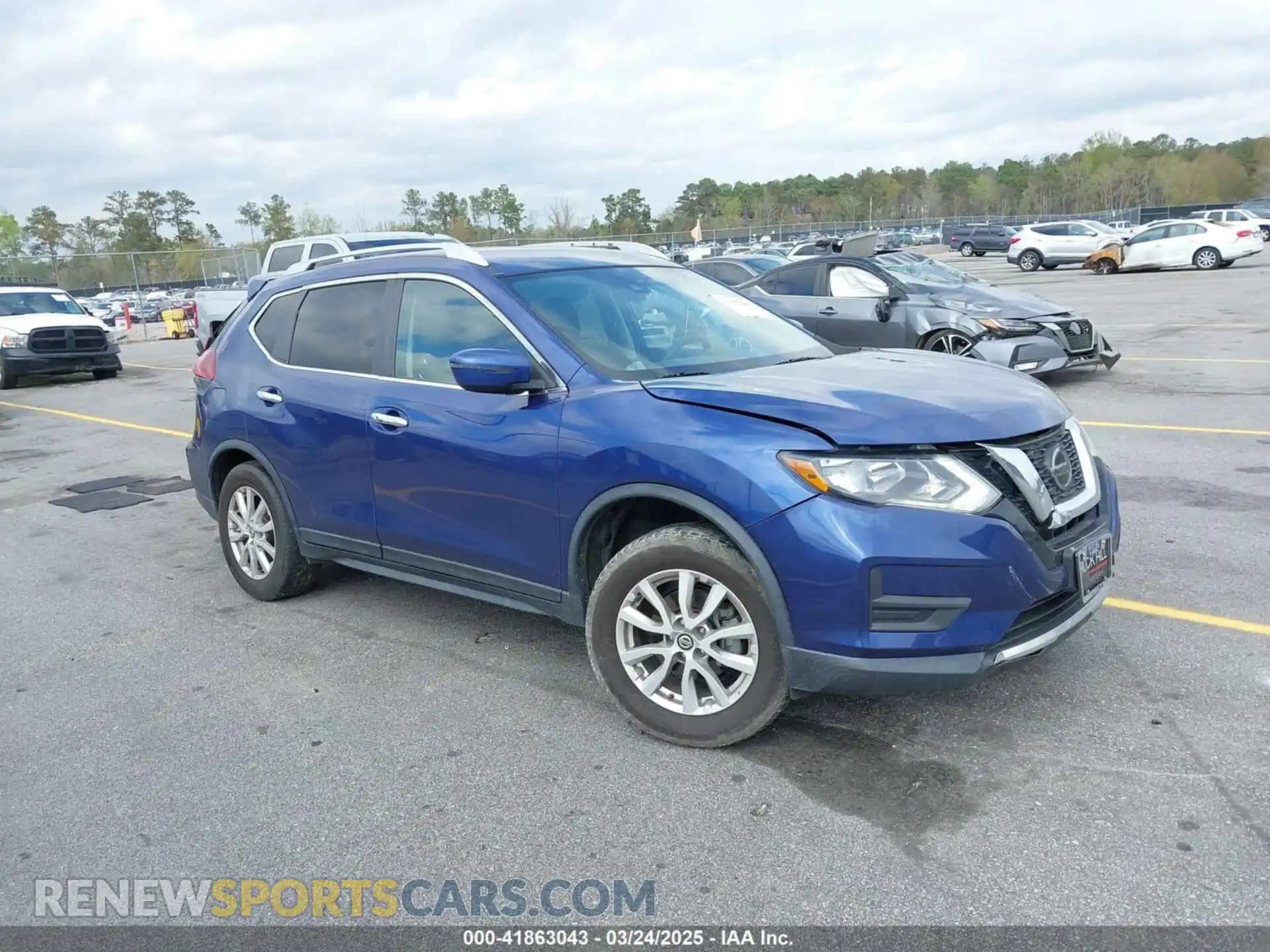 1 Photograph of a damaged car KNMAT2MV2KP559671 NISSAN ROGUE 2019