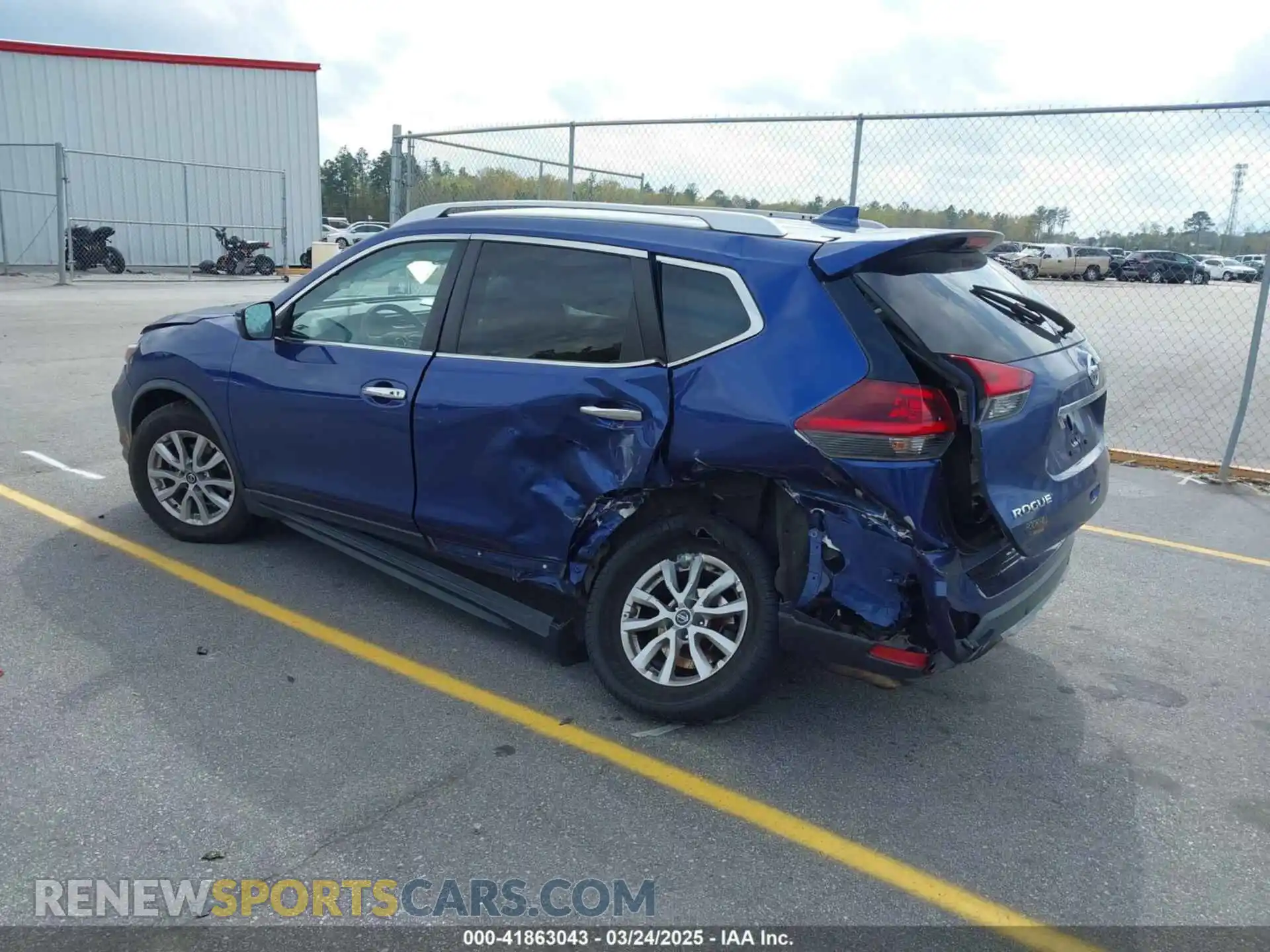 3 Photograph of a damaged car KNMAT2MV2KP559671 NISSAN ROGUE 2019