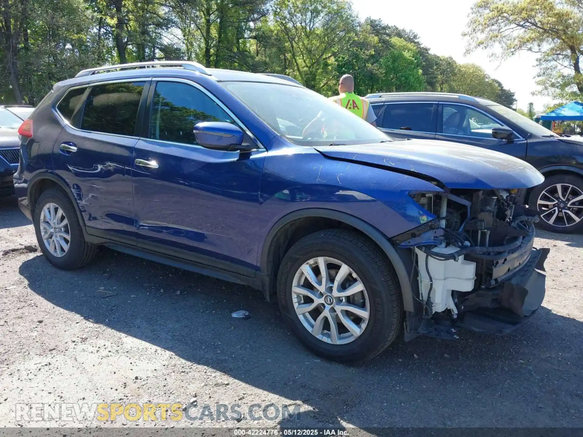 1 Photograph of a damaged car KNMAT2MV3KP551174 NISSAN ROGUE 2019