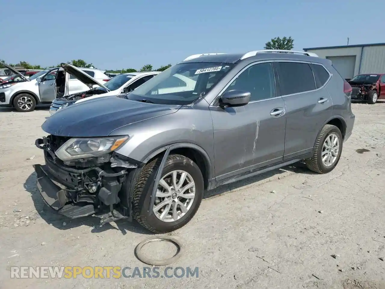 1 Photograph of a damaged car KNMAT2MV4KP500833 NISSAN ROGUE 2019