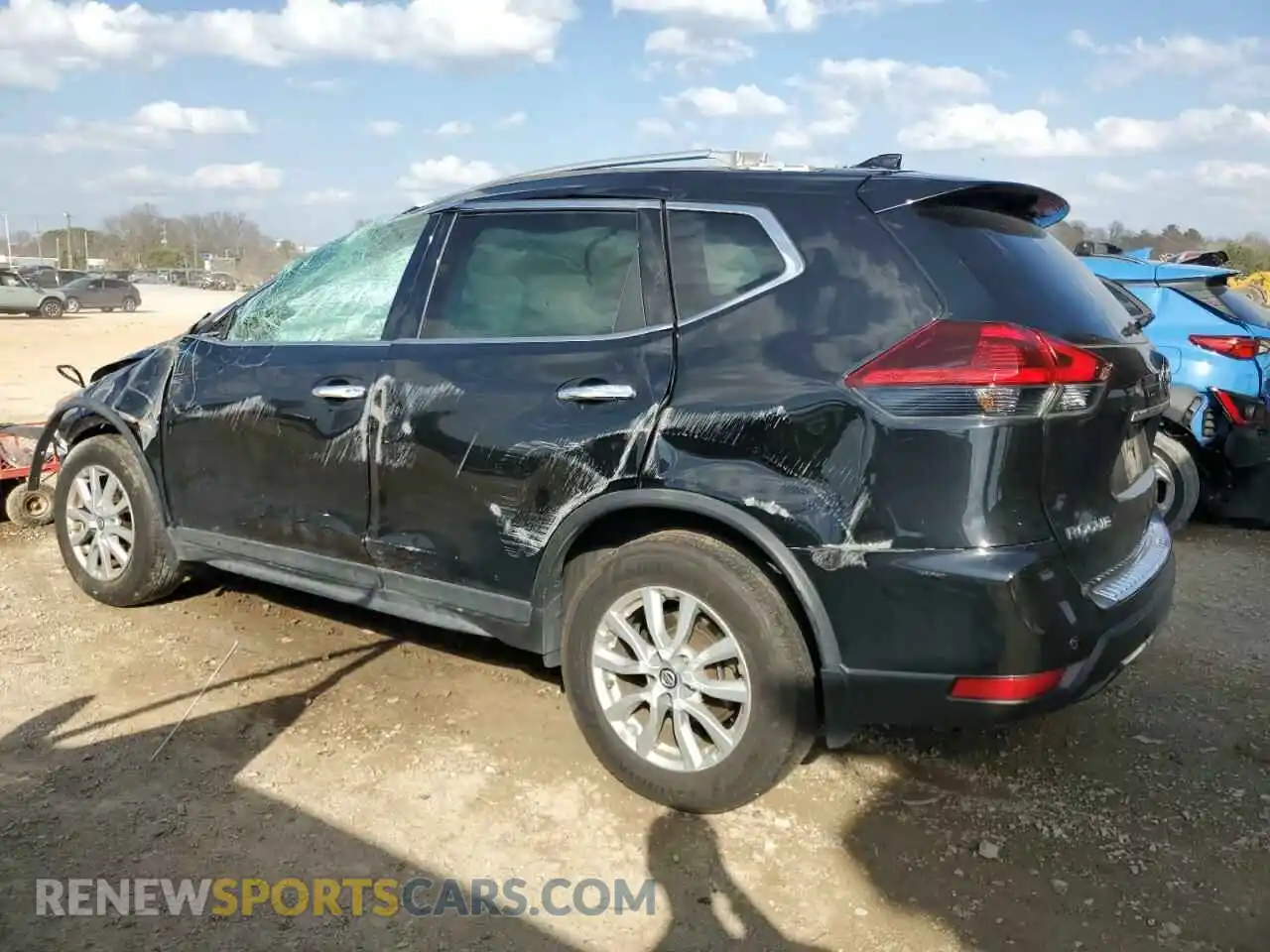 2 Photograph of a damaged car KNMAT2MV4KP552365 NISSAN ROGUE 2019