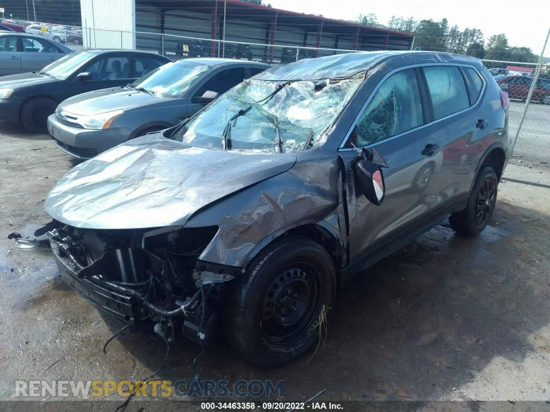 2 Photograph of a damaged car KNMAT2MV6KP508951 NISSAN ROGUE 2019
